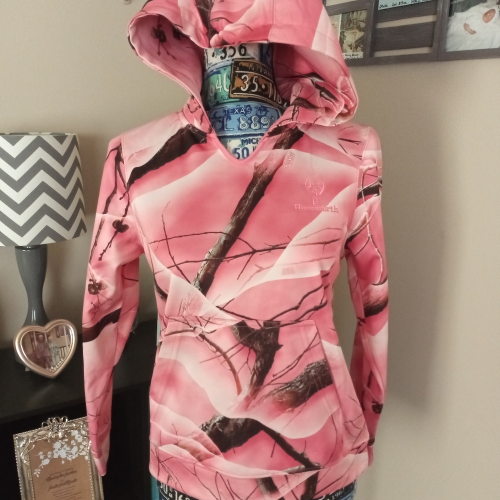 Sold Huntworth Pink Camo Hoodie Size M